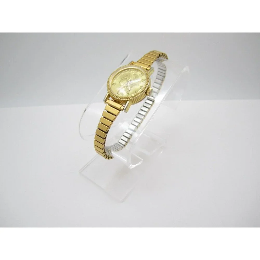 Vtg Women Liberty 1891 Hand Wind Analog 26mm Dial Causal Round Watch (G296)